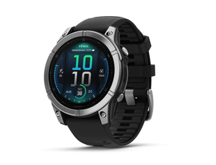 Смарт-годинник Garmin Fenix E 47mm AMOLED Stainless Steel with Black Silicone Band (010-03025-02,010-03025-00) 344132 фото