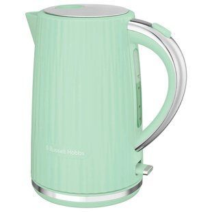 Електрочайник Russell Hobbs Eden, 1.7л, нержавіюча сталь, пластик, фісташковий (27364-70) 363652 фото