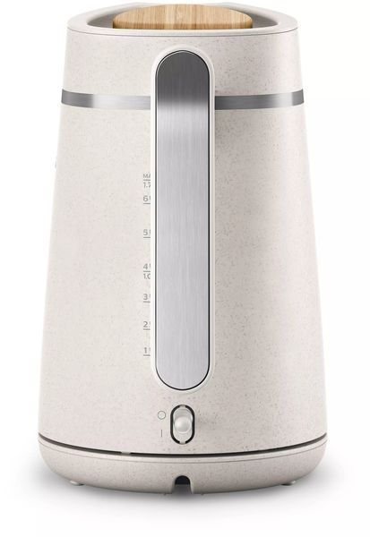 Електрочайник Philips Eco Conscious Edition, 1.7л, екопластик, LED підсвітка, звуковий сигнал, білий матовий (HD9365/10) 369704 фото