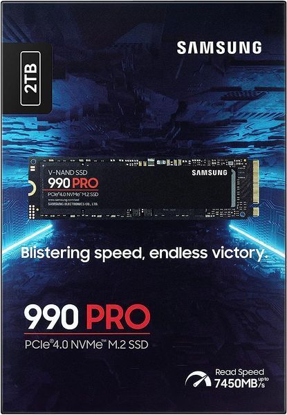Накопичувач SSD Samsung M.2 2TB PCIe 4.0 990PRO (MZ-V9P2T0BW) 372004 фото