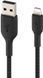 Кабель USB-A > Lightning заряджання/синхронізації Belkin 2м, 12Вт, плетений, чорний (CAA002BT2MBK) 363082 фото 4