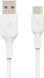 Кабель USB-A > USB-C заряджання/синхронізації Belkin 2м, 15Вт, Type-C, PVC, білий (CAB001BT2MWH) 369161 фото 3