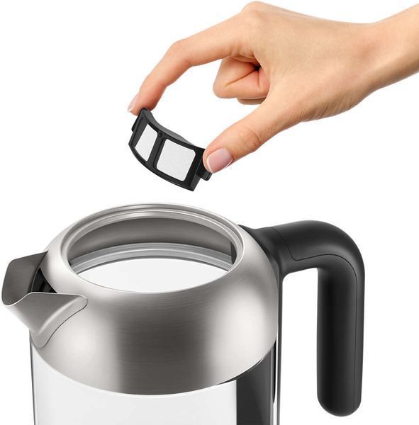 Електрочайник Philips Series 5000 1.7л, скло, чорно-сріблястий (HD9339/80) 373130 фото