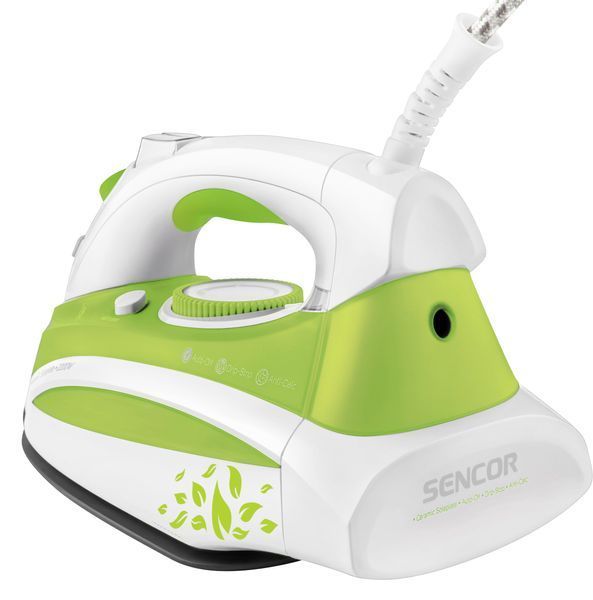Праска Sencor, 2200Вт, 380мл, паровий удар -120гр, постійна пара - 25гр, керам. підошва, зелений (SSI8440GR) 376124 фото