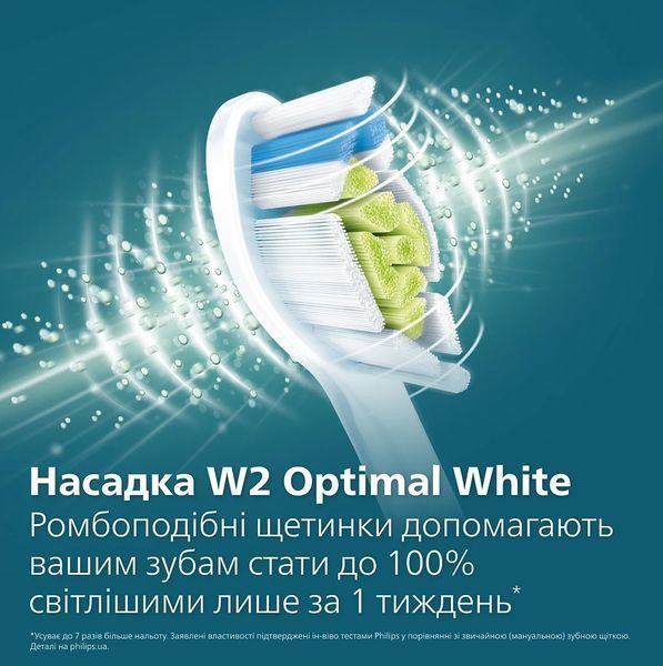 Щітка зубна електр. Philips, Sonicare 4100 Series, 31т. колив/хв, насадок-1, (HX3689/43) зелений 387596 фото