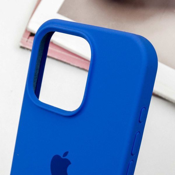 Чохол Silicone Case Full Protective (AA) для Apple iPhone 13 Pro Max (6.7") Синій / Capri Blue 241398 фото