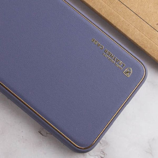 Шкіряний чохол Xshield для Xiaomi Redmi 13C / Poco C65 Сірий / Lavender Gray 288576 фото