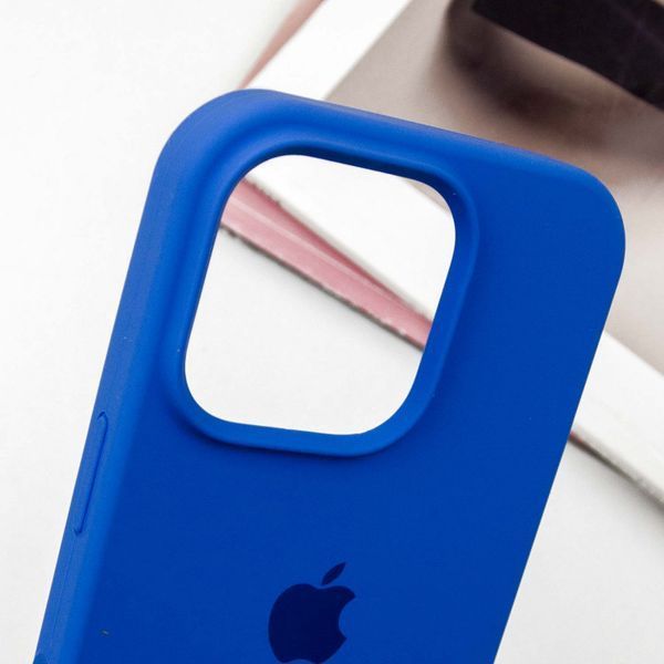 Чохол Silicone Case Full Protective (AA) для Apple iPhone 13 Pro Max (6.7") Синій / Capri Blue 241398 фото