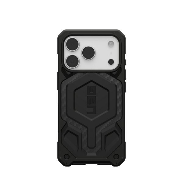 Чохол-накладка iPhone 17 Pro UAG Monarch Pro MagSafe, Carbon Fiber (114513114242) 393828 фото