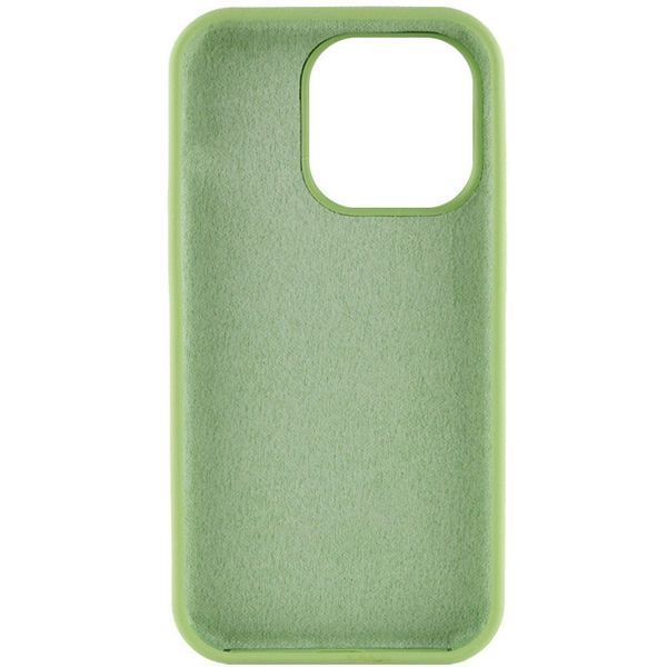 Чохол Silicone Case Full Protective (AA) NO LOGO для Apple iPhone 14 Pro Max (6.7") М'ятний / Mint 314908 фото