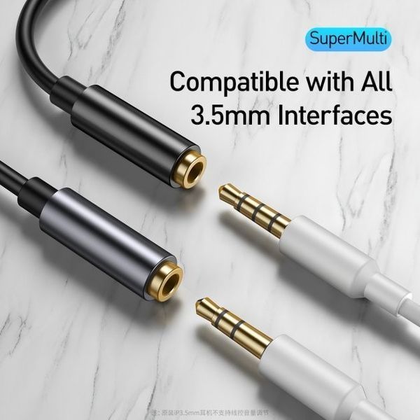 Перехідник AUX Baseus L54 Type-C To 3.5mm CATL54-0G 253556 фото