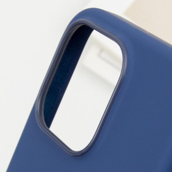 Чохол Silicone case (AAA) with Magsafe and Animation (button) для Apple iPhone 16 Pro (6.3") Stone Grey 339252 фото
