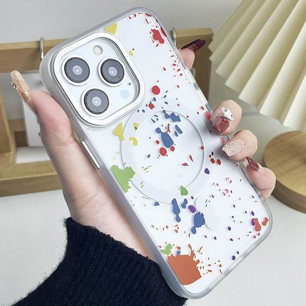 Чехол TPU+PC Flush with MagSafe для Apple iPhone 15 Pro (6.1") White 312616 фото