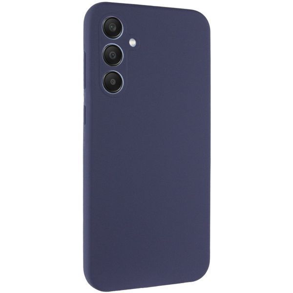Чохол Silicone Cover Lakshmi Full Camera (AAA) для Samsung Galaxy A35 Темно-синій / Midnight blue 316600 фото
