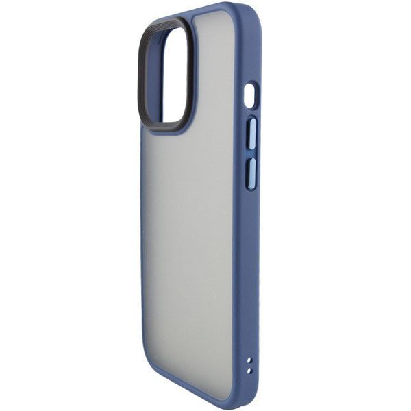 TPU+PC чохол Metal Buttons для Apple iPhone 15 Plus (6.7") Синій 275281 фото
