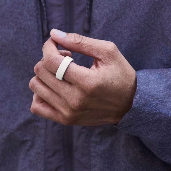 Смарт-кільце Oura Ring 4 Ceramic Cloud Size 7 (JZ90-57460-07) 410066 фото