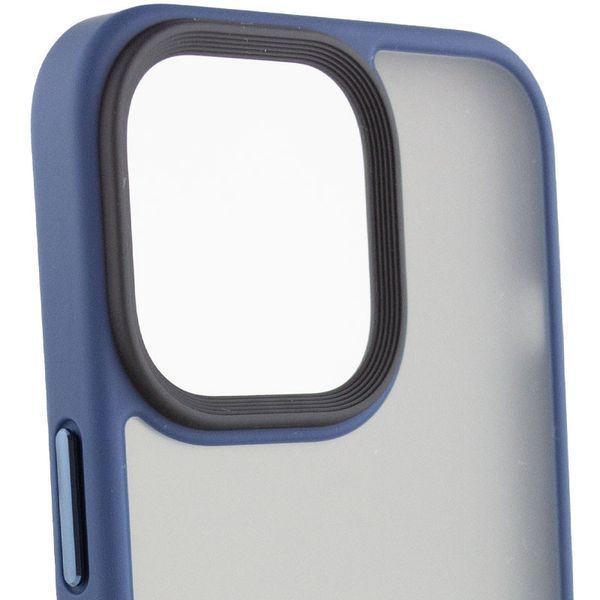 TPU+PC чохол Metal Buttons для Apple iPhone 15 Plus (6.7") Синій 275281 фото