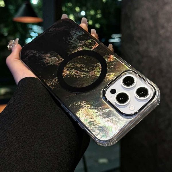 Чохол TPU Shiny Mountain (MagFit) для Apple iPhone 17 Pro (6.3") Black 392970 фото