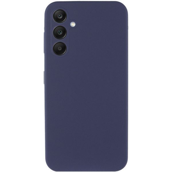 Чохол Silicone Cover Lakshmi Full Camera (AAA) для Samsung Galaxy A35 Темно-синій / Midnight blue 316600 фото