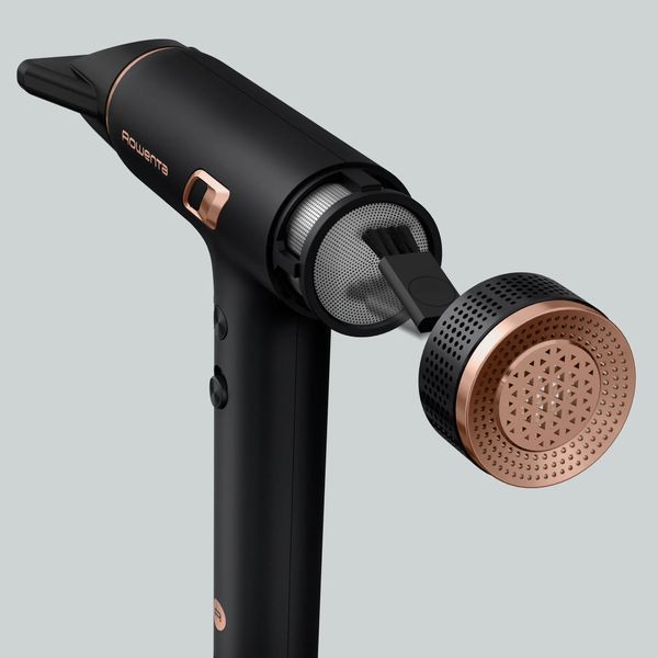 Фен Rowenta T-Shape Maestria Nano, 1700Вт, 3 режими, дифузор, іоніз-я, хол. обдув, чорний (HY8310F0) 367516 фото