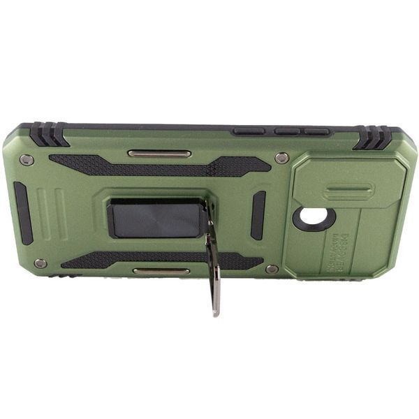 Ударостійкий чохол Camshield Army Ring для Xiaomi Redmi 10C Оливковий / Army Green 257698 фото
