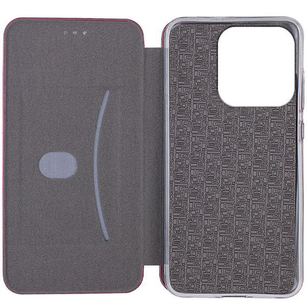 Шкіряний чохол (книжка) Classy для Xiaomi Redmi 12C Бордовий 273053 фото