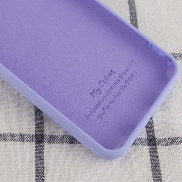 Чехол Silicone Cover My Color Full Protective (A) для Samsung Galaxy A02s Сиреневый / Dasheen 205290 фото