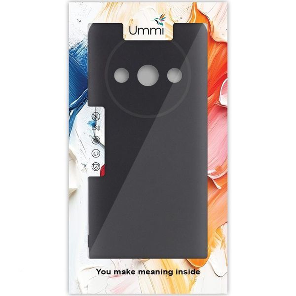 Чохол Silicone Cover Ummi Lakshmi Full Camera (AA) для Xiaomi Redmi A3 Чорний / Black 399638 фото