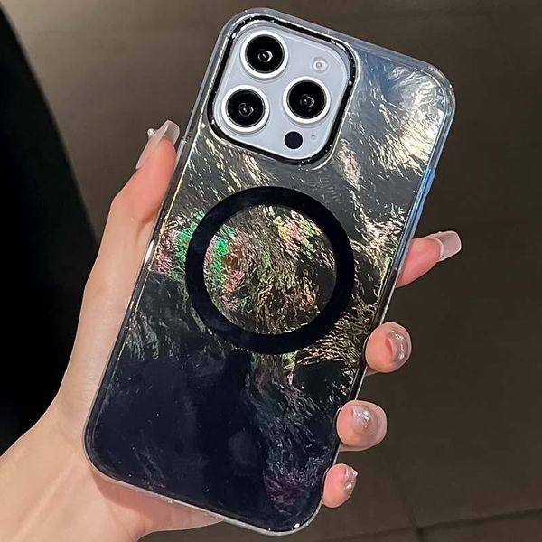 Чохол TPU Shiny Mountain (MagFit) для Apple iPhone 17 Pro (6.3") Black 392970 фото