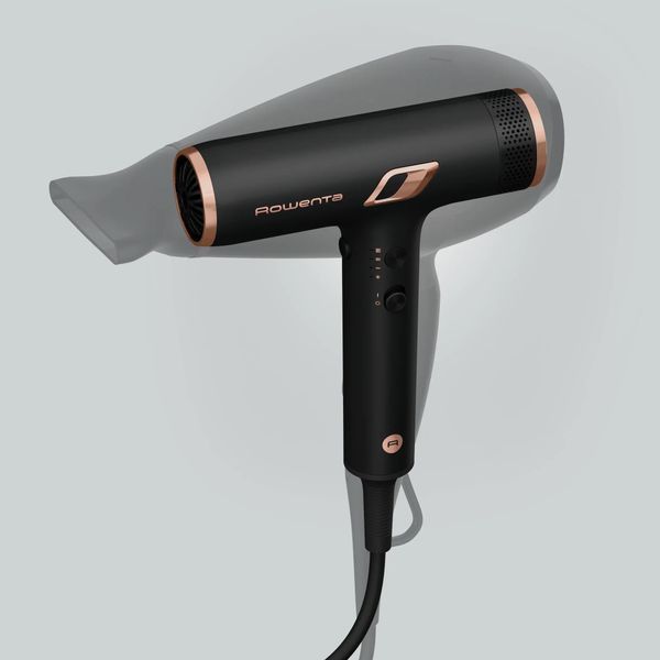 Фен Rowenta T-Shape Maestria Nano, 1700Вт, 3 режими, дифузор, іоніз-я, хол. обдув, чорний (HY8310F0) 367516 фото