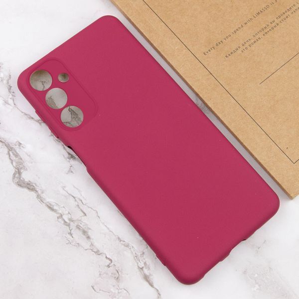 Чохол Silicone Cover Lakshmi Full Camera (A) для Samsung Galaxy M14 5G Бордовий / Marsala 273234 фото