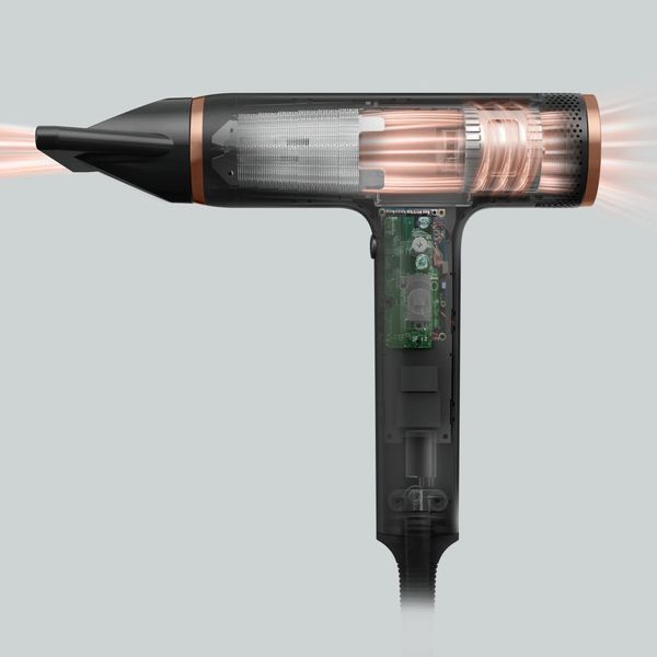 Фен Rowenta T-Shape Maestria Nano, 1700Вт, 3 режими, дифузор, іоніз-я, хол. обдув, чорний (HY8310F0) 367516 фото