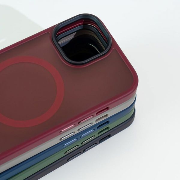 Чохол WAVE Matte Insane Case with Magnetic Ring iPhone 15 Pro gray 332052 фото