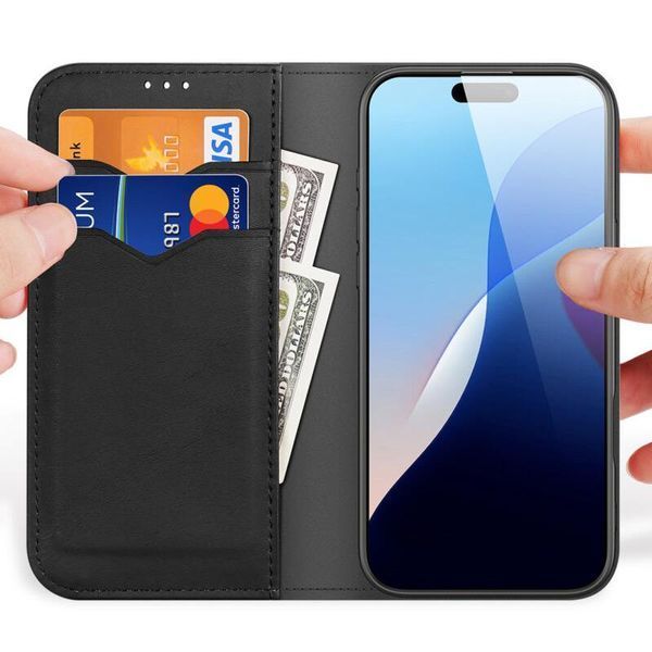 Чохол-книжка Dux Ducis Hivo для Apple iPhone 17 Pro (6.3") Black 393998 фото