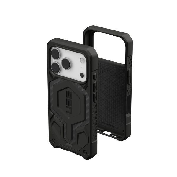 Чохол-накладка iPhone 17 Pro UAG Monarch Pro MagSafe, Carbon Fiber (114513114242) 393828 фото