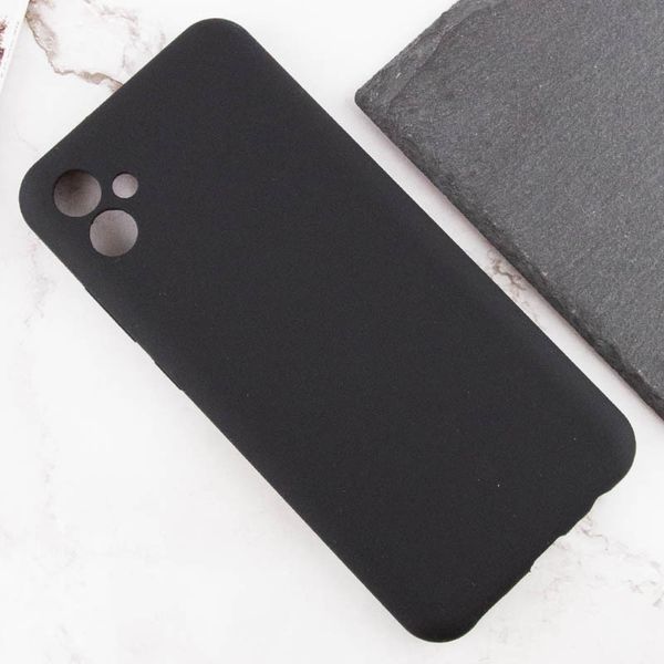 Чохол Silicone Cover Lakshmi Full Camera (AAA) для Samsung Galaxy A04e Чорний / Black 271897 фото