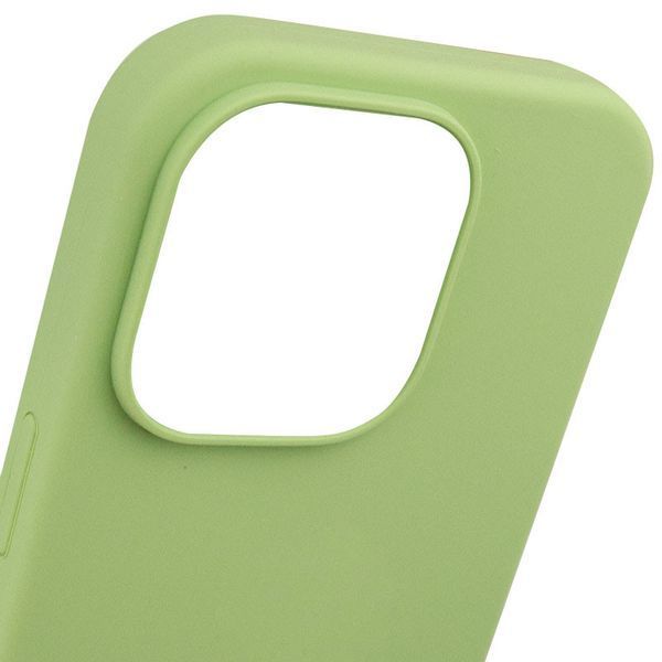 Чохол Silicone Case Full Protective (AA) NO LOGO для Apple iPhone 14 Pro Max (6.7") М'ятний / Mint 314908 фото