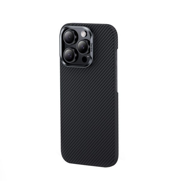 Чохол-накладка iPhone 16 Pro Max Benks Armor Air Kevlar Case (600D) MagSafe (6948005904968) Black 321538 фото