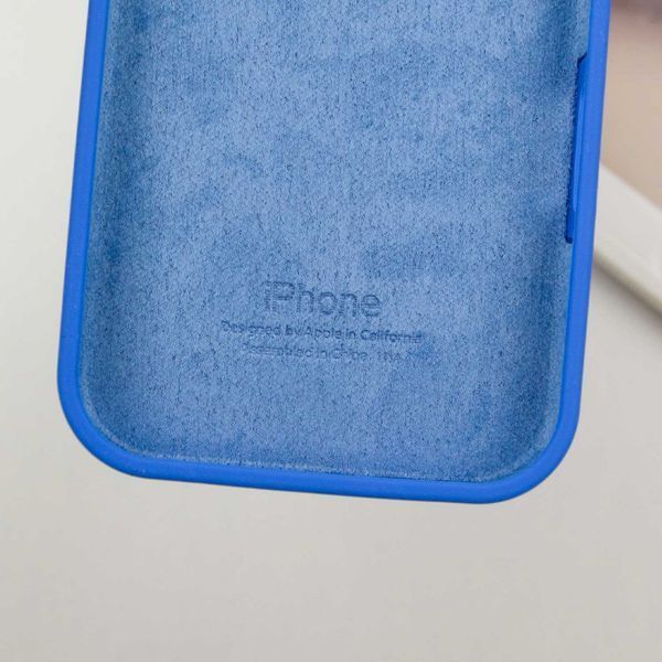 Чохол Silicone Case Full Protective (AA) для Apple iPhone 13 Pro Max (6.7") Синій / Capri Blue 241398 фото