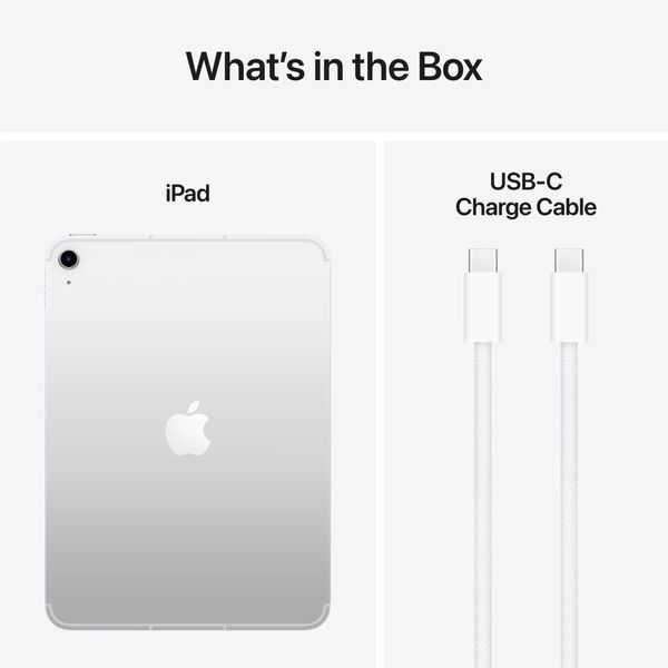 Планшет Apple iPad 11 (2025) Wi-Fi + LTE 512GB Silver 378037 фото