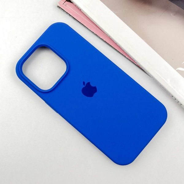 Чохол Silicone Case Full Protective (AA) для Apple iPhone 13 Pro Max (6.7") Синій / Capri Blue 241398 фото