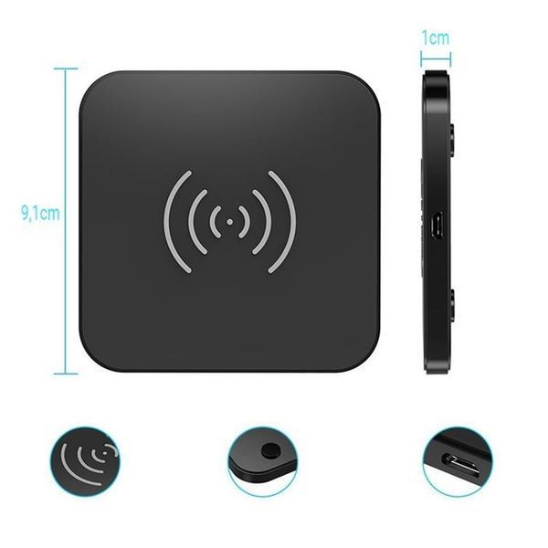 Бездротовий Зарядний пристрій Choetech T511-S 10W Black 350215 фото