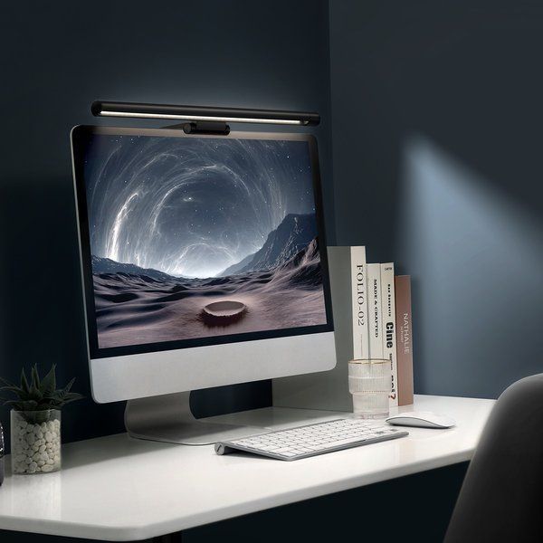 LED Лампа для Монітору Baseus I-Wok Pro Series Asymmetric Light Source Screen Hanging Light (DGIWK-P01) Black 268526 фото