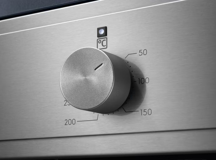 Духова шафа Electrolux електрична, 65л, A, дисплей, конвекція, нерж (EOF3H00BX) 366706 фото