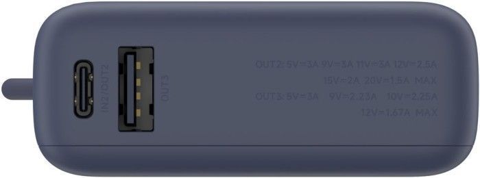 Портативна батарея Xiaomi 10000mAh 33W Integrated Cable (BHR9341GL) блакитний 347127 фото