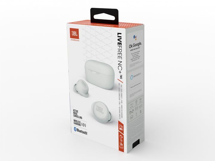 Навушники JBL Live Free NC+ TWS (JBLLIVEFRNCPTWSW) White 268828 фото
