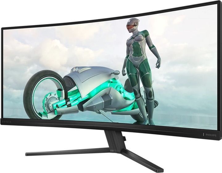 Монiтор TFT PHILIPS 34" Evnia 34M2C3500L/00 21:9 VA QHD Curved 180Hz 2*HDMI DP Dark grey 324041 фото
