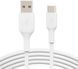 Кабель USB-A > USB-C заряджання/синхронізації Belkin 2м, 15Вт, Type-C, PVC, білий (CAB001BT2MWH) 369161 фото 1