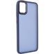 Чохол TPU+PC Lyon Frosted для Samsung Galaxy A06 Navy Blue 323245 фото 1