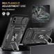 Ударостійкий чохол Camshield Army Ring для Apple iPhone X / XS (5.8") Чорний / Black 283601 фото 3